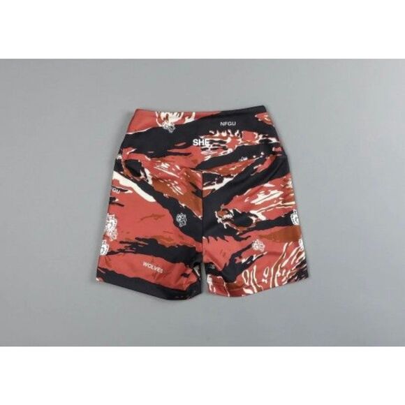 Darcsport Women's Athletic Shorts - Red and Black - Picture 3 of 10
